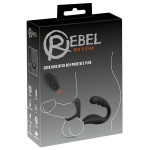 Черное эрекционное кольцо со стимуляцией промежности и анальной пробкой Cock Ring with RC Prostate Plug Черное эрекционное кольцо со стимуляцией промежности и анальной пробкой Cock Ring with RC Prostate Plug