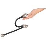 Эрекционное кольцо с 2 фигурными подвесами Heavy Gear cock ring ass plugs