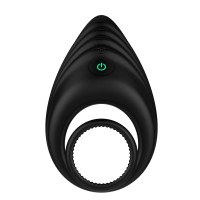 Черное эрекционное виброкольцо Nexus Enhance Черное эрекционное виброкольцо Nexus Enhance