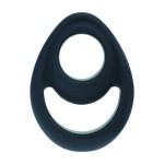 Черное эрекционное кольцо Double Ergo Silicone Cockring Черное эрекционное кольцо Double Ergo Silicone Cockring