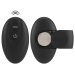 Черное эрекционное кольцо со стимуляцией промежности и анальной пробкой Cock Ring with RC Prostate Plug Черное эрекционное кольцо со стимуляцией промежности и анальной пробкой Cock Ring with RC Prostate Plug