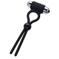 Черное эрекционное лассо Ect с виброэлементом Черное эрекционное лассо Ect с виброэлементом