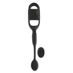 Черное виброкольцо с анальной пробкой Cock Ring with RC Butt Plug Черное виброкольцо с анальной пробкой Cock Ring with RC Butt Plug