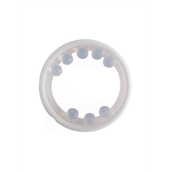 Эрекционное кольцо со стимулирующими шариками сверху и снизу