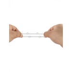 Прозрачное эластичное эрекционное кольцо с 6 шариками