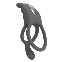 Серое эрекционное виброкольцо Dwayne Серое эрекционное виброкольцо Dwayne