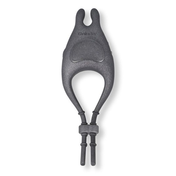 Черное эрекционное виброкольцо с управлением через приложение Черное эрекционное виброкольцо с управлением через приложение