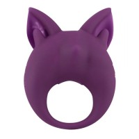 Фиолетовое перезаряжаемое эрекционное кольцо Kitten Kiki