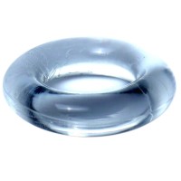 Прозрачное эрекционное кольцо без рельефа Прозрачное эрекционное кольцо без рельефа