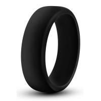 Черное эрекционное кольцо Silicone Go Pro Cock Ring