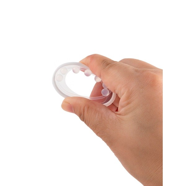 Эрекционное кольцо с мягкой стимулирующей насадкой