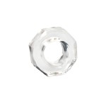 Прозрачное эрекционное кольцо в форме гайки