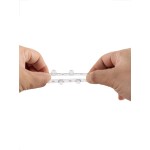 Прозрачное эрекционное кольцо с шариками и шипами