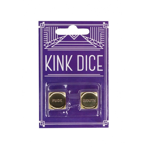 Золотистые игральные кубики Kink Dice