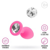 Эротический набор для двоих «Интим»: анальная пробка и кубик Эротический набор для двоих «Интим»: анальная пробка и кубик