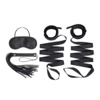 Эротический набор 4PC Bondage Bed Strap Flogger Kit Эротический набор 4PC Bondage Bed Strap Flogger Kit