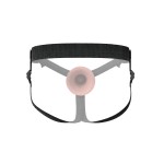 Телесный пустотелый фаллопротез 5’’ Hollow Silicone Strap-On - 14 см.