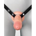 Телесный пустотелый фаллопротез 5’’ Hollow Silicone Strap-On - 14 см.