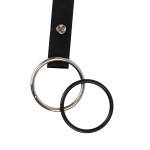 Мужской полый страпон на регулируемых ремешках - 22 см.