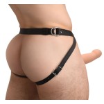 Телесный полый страпон 2 Erection 28X Smooth Vibrating Silicone Penis Sheath - 16 см.