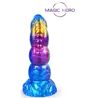 Фантазийный фаллоимитатор на присоске - 23 см. Фантазийный фаллоимитатор на присоске - 23 см.