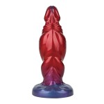 Красный фаллоимитатор с функцией расширения Shadow Behemoth - 21 см.