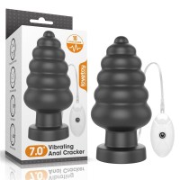 Черная анальная вибровтулка 7 King Sized Vibrating Anal Cracker - 18 см. Черная анальная вибровтулка 7 King Sized Vibrating Anal Cracker - 18 см.