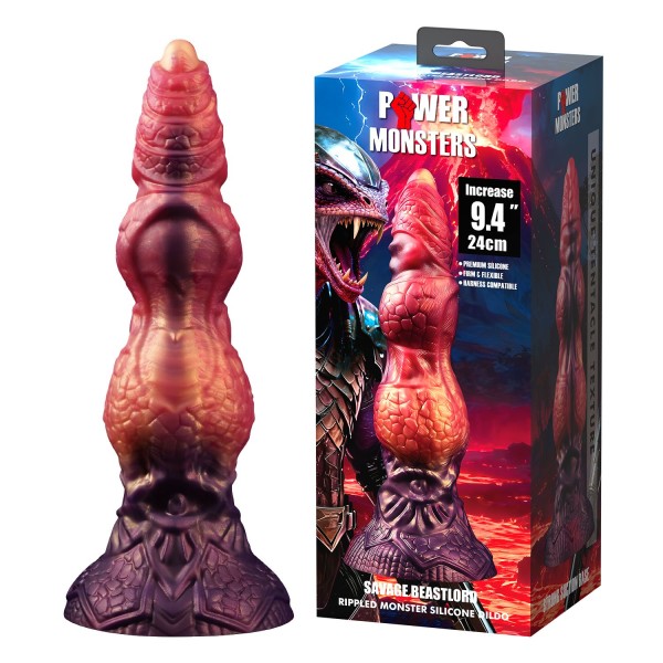 Фаллоимитатор-гигант на присоске Savage Beastlord - 24 см. Фаллоимитатор-гигант на присоске Savage Beastlord - 24 см.
