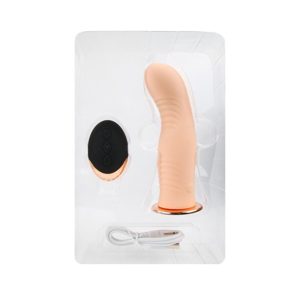 Женский вибрострапон со съемной насадкой и пультом ДУ