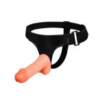 Страпон Domina с телесной насадкой - 18 см.