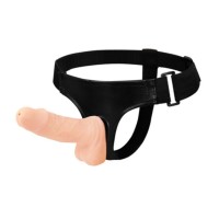 Телесный женский страпон Domina - 14 см. Телесный женский страпон Domina - 14 см.