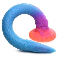 Фантазийный люминесцентный фаллоимитатор в форме змеи Makara Glow-in-the-Dark Silicone Snake Dildo - 46 см. Фантазийный люминесцентный фаллоимитатор в форме змеи Makara Glow-in-the-Dark Silicone Snake Dildo - 46 см.