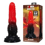 Силиконовый фантазийный фаллоимитатор Fire Dragon - 24,5 см. Силиконовый фантазийный фаллоимитатор Fire Dragon - 24,5 см.