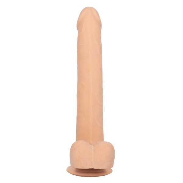 Телесный фаллоимитатор-гигант Size Queen 10 - 30,5 см.