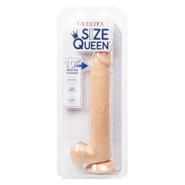 Телесный фаллоимитатор-гигант Size Queen 10 - 30,5 см.