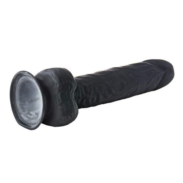 Черный фаллоимитатор-гигант XXL Dildo - 38 см.
