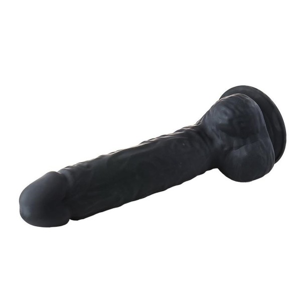 Черный фаллоимитатор-гигант XXL Dildo - 38 см.
