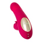 Розовый виброкролик Seri с функцией Up Down - 22 см.