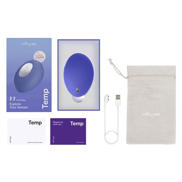 Сиреневый вибратор We-Vibe Temp для температурных игр Сиреневый вибратор We-Vibe Temp для температурных игр