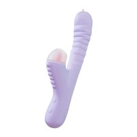 Сиреневый вибратор Spinny с функцией Up Down - 23 см. Сиреневый вибратор Spinny с функцией Up Down - 23 см.