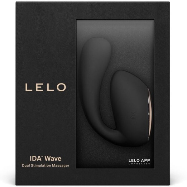 Черный вибратор с управлением через приложение Lelo Ida Wave