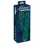Зеленый вибратор-кролик с подвижным кольцом Thumping Rabbit Vibrator - 22,7 см. Зеленый вибратор-кролик с подвижным кольцом Thumping Rabbit Vibrator - 22,7 см.