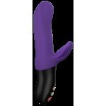 Фиолетовый пульсатор с клиторальным лепестком Bi Stronic Fusion - 21,5 см.