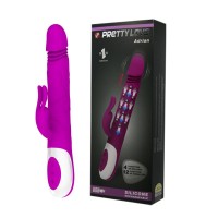 Перезаряжаемый вибратор Adrian с rolling-функцией и клиторальным отростком - 26,7 см. Перезаряжаемый вибратор Adrian с rolling-функцией и клиторальным отростком - 26,7 см.