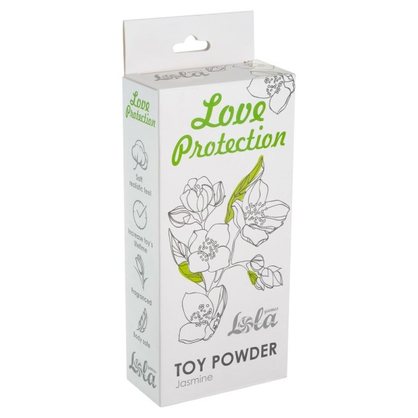 Пудра для игрушек Love Protection с ароматом жасмина - 30 гр