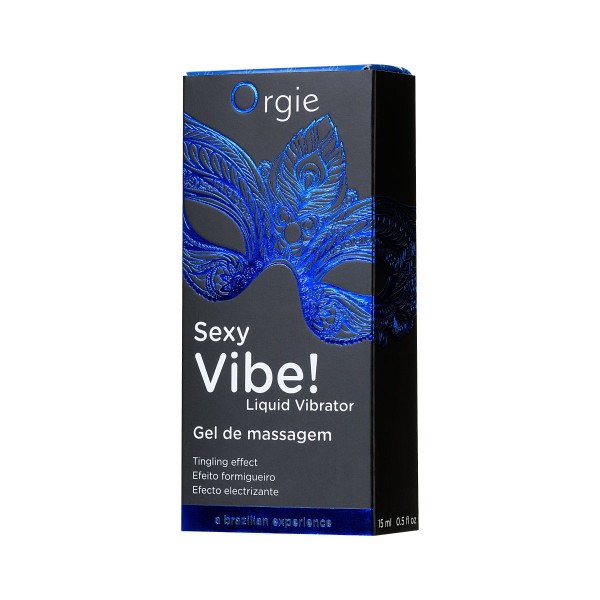 Гель для массажа ORGIE Sexy Vibe Liquid Vibrator с эффектом вибрации - 15 мл