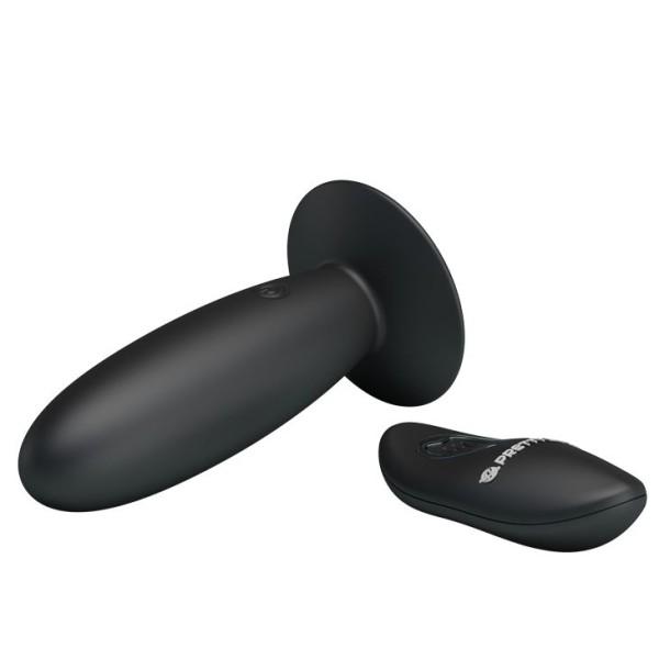 Анальная пробка с вибрацией и пультом управления Remote Control Vibrating Plug - 11 см