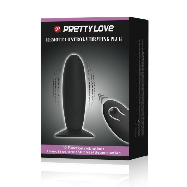 Анальная пробка с вибрацией и пультом управления Remote Control Vibrating Plug - 11 см