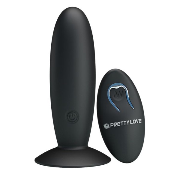 Анальная пробка с вибрацией и пультом управления Remote Control Vibrating Plug - 11 см