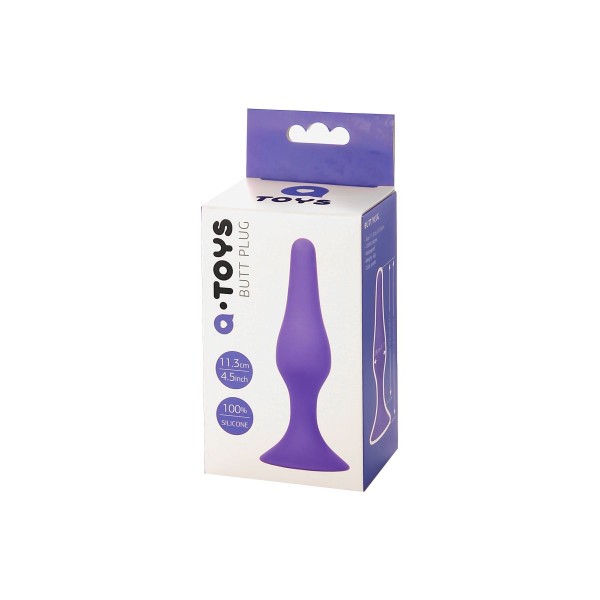 Фиолетовая анальная втулка Toyfa A-toys - 11,3 см